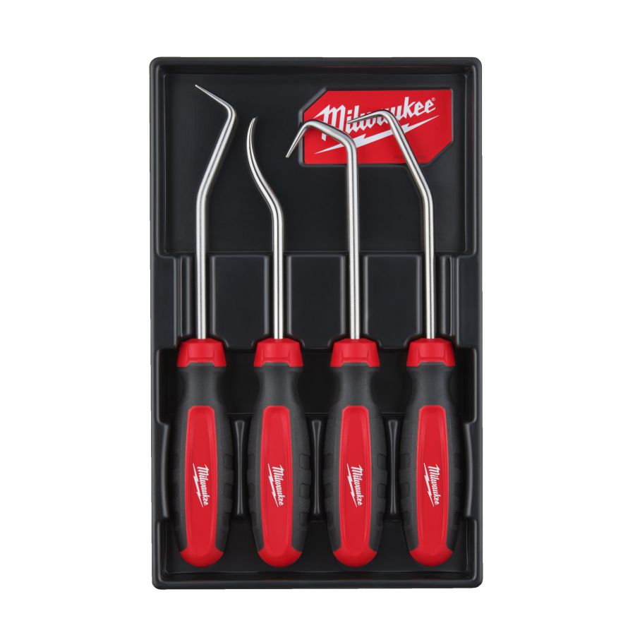 Heavy-Duty Montagehaken Set 4-teilig: flach, gebogen, 90°, 45° - 1 Stück